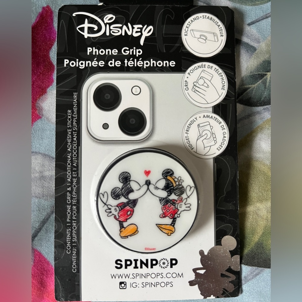 Disney Phone Grip - Black, White, Red